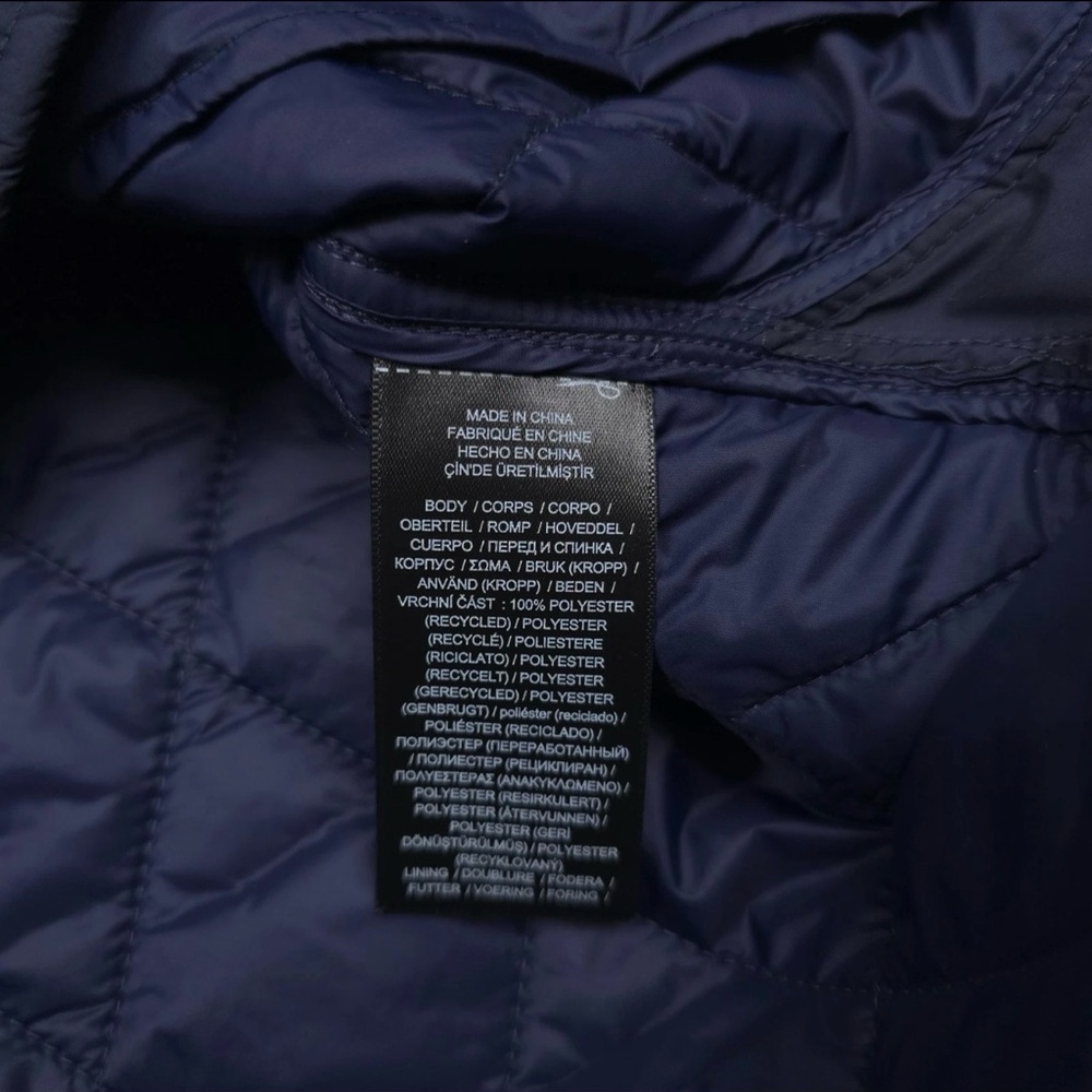 RRL RALPH LAUREN Men's Navy Quilted Shirt Jacket RRL Size Medium NWT EUC - Picture 6 of 12